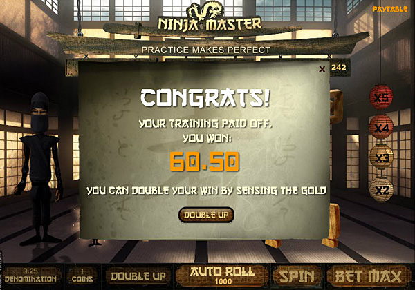 ラッキーニッキー ninjamaster