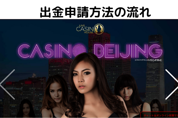 出金申請の流れ